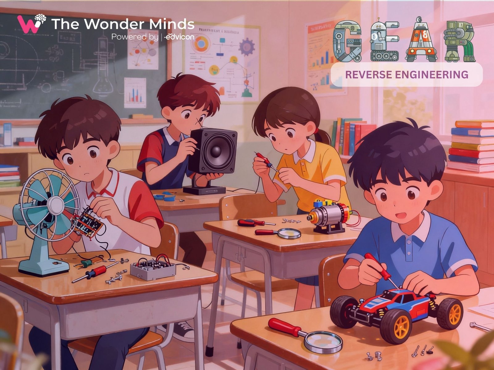 GEAR Reverse Engineering | Hands-On Tech Discovery for Students